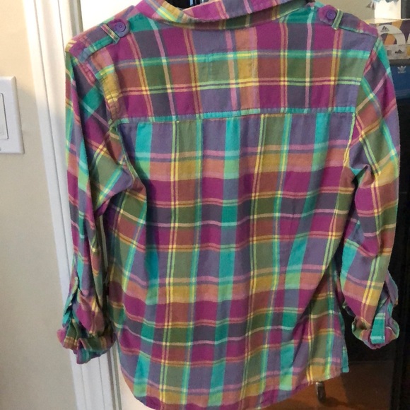 Aeropostale colorful flannel - Picture 2 of 3